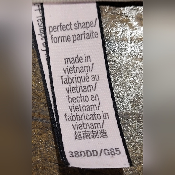 VICTORIA'S SECRET BRA PERFECT SHAPE SZ 38DDD EXCELLENT CONDITION - Picture 3 of 4